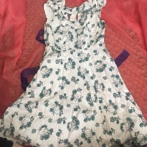 White skull pinup style dress from Hot Topic